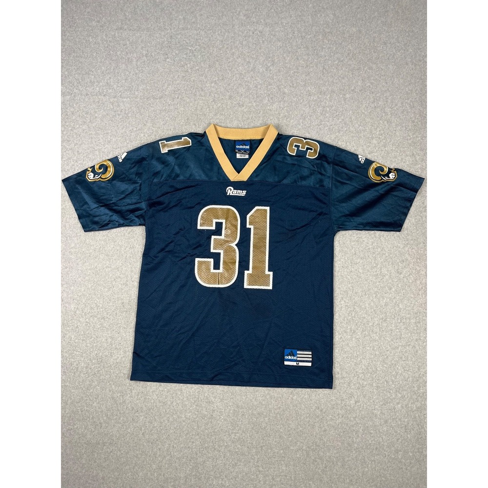 Vintage St Louis Rams Football Jersey Mens M Blue Adam Archuleta Adidas 90s